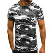 Mens Slim Fit Round-Neck Short Sleeve Muscle Tee T-shirt Casual Tops Blouse