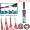 Universal Electrical Cable Quick Connector And Stripper 254 Square 35 Wire US