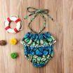 AU Newborn Infant Baby Girls Boho Strap Flowers Romper Jumpsuit Outfits Clothes