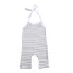 US FAST Cute Newborn Baby Stripe Bodysuit Romper Halter Jumpsuit Sunsuit Outfits