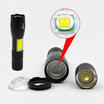 Portable With COB LED Pocket Pen Light Inspection Work Light Flashlight Torch