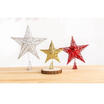 Tree Top Star Glitter RedGoldSilver Christmas Tree Topper Decoration Xmas