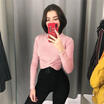 AU Women Casual Plain Cotton Linen OL Tops T Shirt Ladies Long Sleeve Tee Blouse