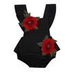 USA Newborn Baby Girls Clothes Flower Backless Romper Jumpsuit Bodysuit Sunsuit