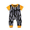 Newborn Babys Girl Boy Cotton Clothes Jumpsuit Romper Bodysuit Sunsuit Outfits D