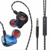 OLOEY metal ear earphone heavy bass wheat wire controlled mobile phone computer MP3 universal earphone subwoofer