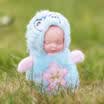 Kawaii Cartoon Keychain Plush Baby Doll Pendant Girl Keyring Bag Decoration