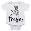US Stock Newborn Baby Boys Girls Kids Romper Jumpsuit Bodysuit Clothes Outfits