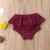 UK Infant Baby Boy Girl Panties Bottoms Newborn Kids Bloomer Diaper Cover Briefs
