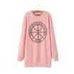 Womens O Neck Sweater Shirt Long Sleeve Casual Knit Jumper Tops Pullover Outwear
