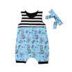 UK Newborn Kids Baby Girls Bodysuit Romper Sleeveless Jumpsuit Outfits Clothes