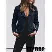 Fashion Women Ladies Suede Leather Jacket Coat Zip Up Biker Casual Tops UK