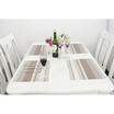 1PC PVC Rectangle Placemats Insulation Kitchen Tableware Pad Mat Dining Room