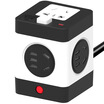 Whirlpool black&white models TF-205L full length 15 m five jacks with children protection door total control switch Rubiks cube converter socket plug