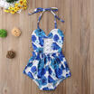 Newborn Infant Baby Girl Kid Lace Floral Loose Strap Romper Jumpsuit Clothes UK