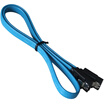 Huazai SATA3 hard drive data cable 05 m blue straight straight HZ-S1601