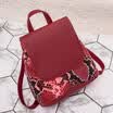 Women Girl PU Leather Shoulder Bag School Backpack Travel Rucksack Purse Fashion