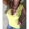New Fashion Women Summer Loose Casual V-neck Sleeveless Vest Shirt Tops Blouse