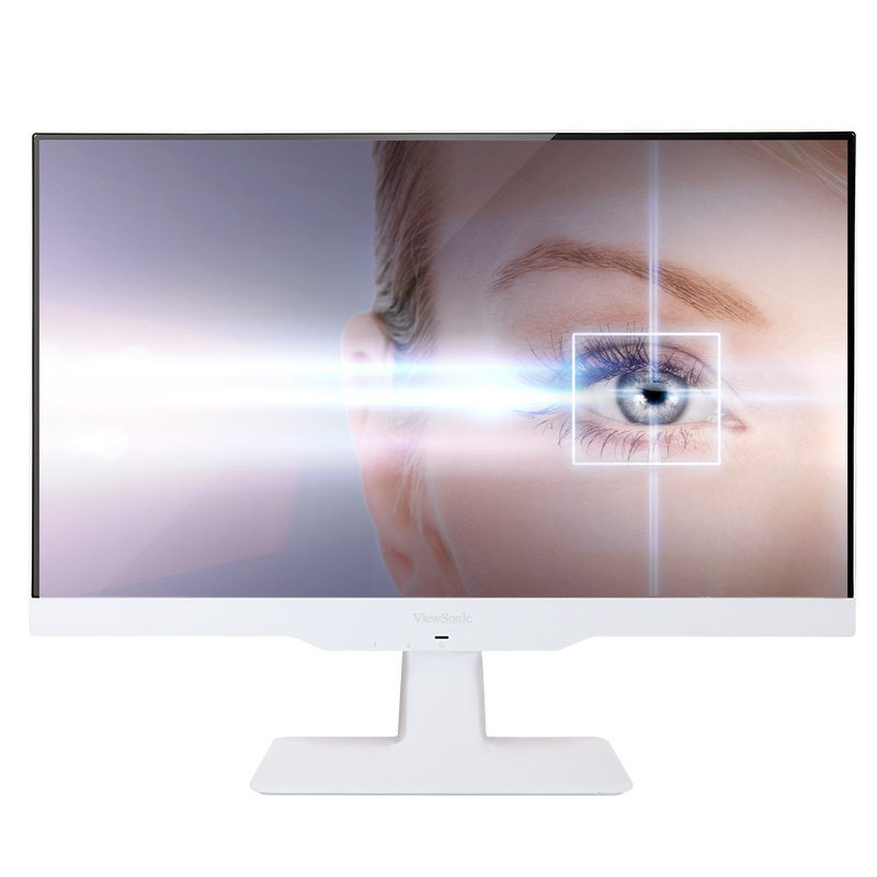 ViewSonic VX2263smhl-W 215 inch narrow border love eyes do not splash screen AH-IPS wide viewing angle computer monitor elegant white