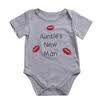 Infant Baby Girl Boy Aunties New Man Outfit Romper Playsuit Bodysuit Clothes