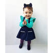 Newborn Baby Girl Dresses Braces Kids Princess Pageant Autumn Party Dresses