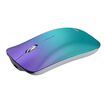Infink INPHIC PM9 Rechargeable Wireless Mouse Mute Ultra-thin 24G Lithium Battery Small Hand Girl Home Portable Computer Office Apple MAC Notebook Mouse Blue Purple