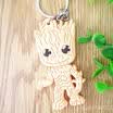 New Baby Groot Guardians of the Galaxy Vol 2 Key Chain Alloy Key Ring Pendant