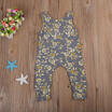 AU Toddler Baby Girls Floral Jumpsuit Sleeveless Romper Bodysuit Outfit Clothes