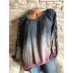 Womens Spring Fall Loose Tops Long Sleeve Shirt Casual Blouse T-shirt S-5XL