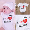Newborn Infant Baby Girls Boy Cotton Bodysuit Romper Jumpsuit Clothes Outfits