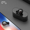 Omu i9 Air Separate True Wireless Bluetooth Headset 50 Sports Running Mini Invisible Mini Ultra Small Ear In-Ear AppleAndroid Phone Universal Ink Black