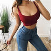 Fashion Sexy Womens Tank Crop Tops Vest Top Blouse Sleeveless Shirts Size S M L