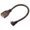 Shanze SAMZHE OTG-020C USB20 high-speed data line AF Micro elbow pure black 02M
