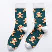 Unisex Christmas Xmas Socks Santa Fluffy Warm Coral Fleece Bed Floor Stocking