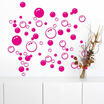 Vinyl Bathroom Wall Stickers Rubber Duck Family And Bubbles Decor
