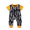 Newborn Babys Girl Boy Cotton Clothes Jumpsuit Romper Bodysuit Sunsuit Outfits D