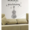 Music Pattern Sticker Decal Room Wall Window Songs Large Guitar Decor Removable