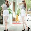 New Women High Low Skirts Formal Ladies Bridesmaid Party Prom Skirt Stock Dress