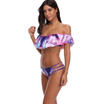 Women Off Shoulder Bikini Tops Push-up Swimwear Swimsuit Beach Bathing Suit