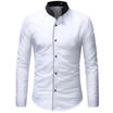 Fashion Mens Luxury Casual Stylish Slim Fit Long Sleeve Casual Dress Shirts Tops