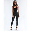 Sexy Women V Neck Bodycon Bandage Sleeveless Bodysuit Jumpsuit Short Romper Tops