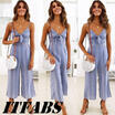 ITFABS Womens Clubwear Playsuit Bodysuit Party Jumpsuit Romper Long Trousers US