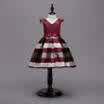 Children Kids Baby Girl Princess Bowknot Striped Formal Party Bridesmaid Dresses