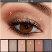 6 Colors Cosmetics Eyeshadow Palette Glamorous Smokey Eye Shadow Shimmer