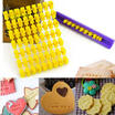 73Pcs Number Alphabet Letter Mould Biscuit Cookie Cutter Press Stamp Cake Emboss 73Pcs Number Alphabet Letter Mould Biscuit Cookie Cutter Press Stamp Cake Emboss