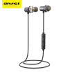 Awei X650BL Magnet Attraction Bluetooth 41 Sports Headphones IPX5 Waterproof Dual Drivers