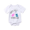 UK Stock Newborn Baby Boys Girls Summer Cotton Romper Bodysuit Jumpsuit Outfits