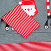 Christmas Newborn Baby Boy Girls Striped Cotton Romper Bodysuit Outfit Clothes