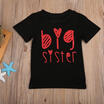 Toddler Kids Baby Girls Summer Outfits Clothes T-shirt Tops Big Brother 2018
