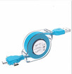 OLOEY three in one telescopic data line is suitable for Android apple TYPE mobile phone charging line